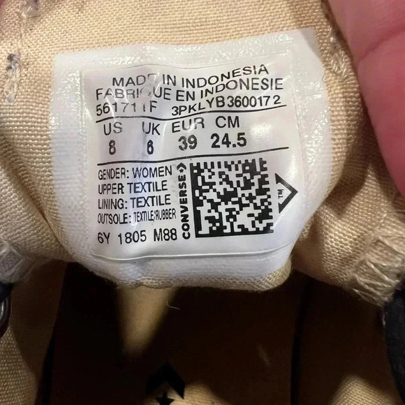 Converse Chuck Taylor All Star Ox Precious Metals Shoe Size Us 8 - Picture 7 of 16